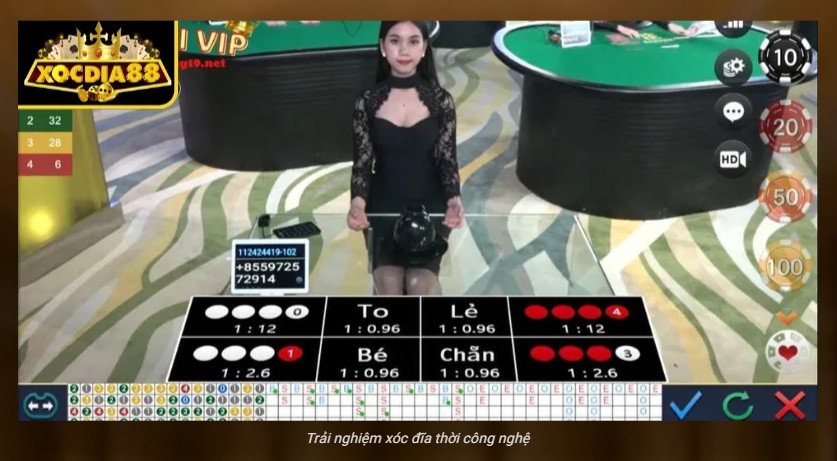 Chơi xóc đĩa online tại Xocdia88